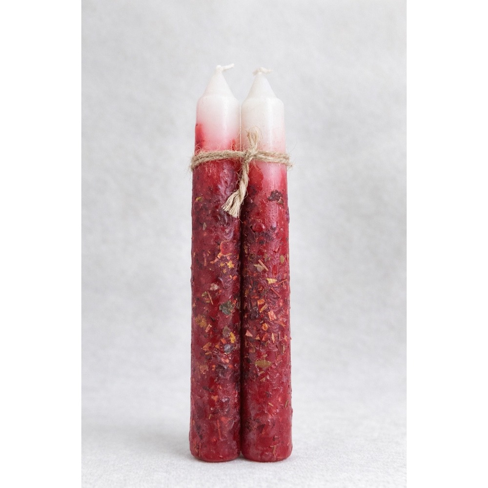 Fire Element Candle Set Apothecary Altar BOHO Renewal Focus Wiccan Growth Energy